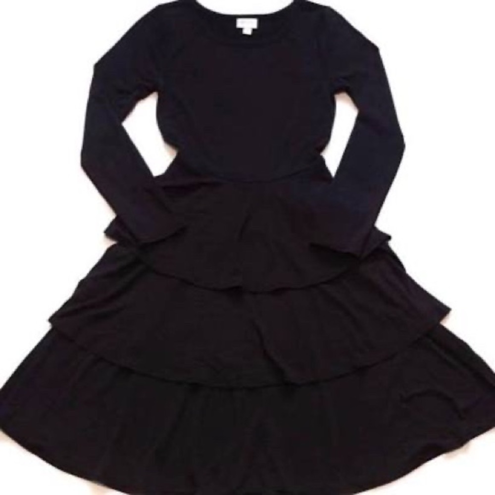 LulaRoe Georgia Black Dress